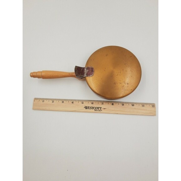 Vintage Duk-It Butler Ash Pan Crumb Catcher Container 10.5" Red + Copper Decor - Picture 11 of 11